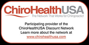 ChiroHealthUSA logo and ad